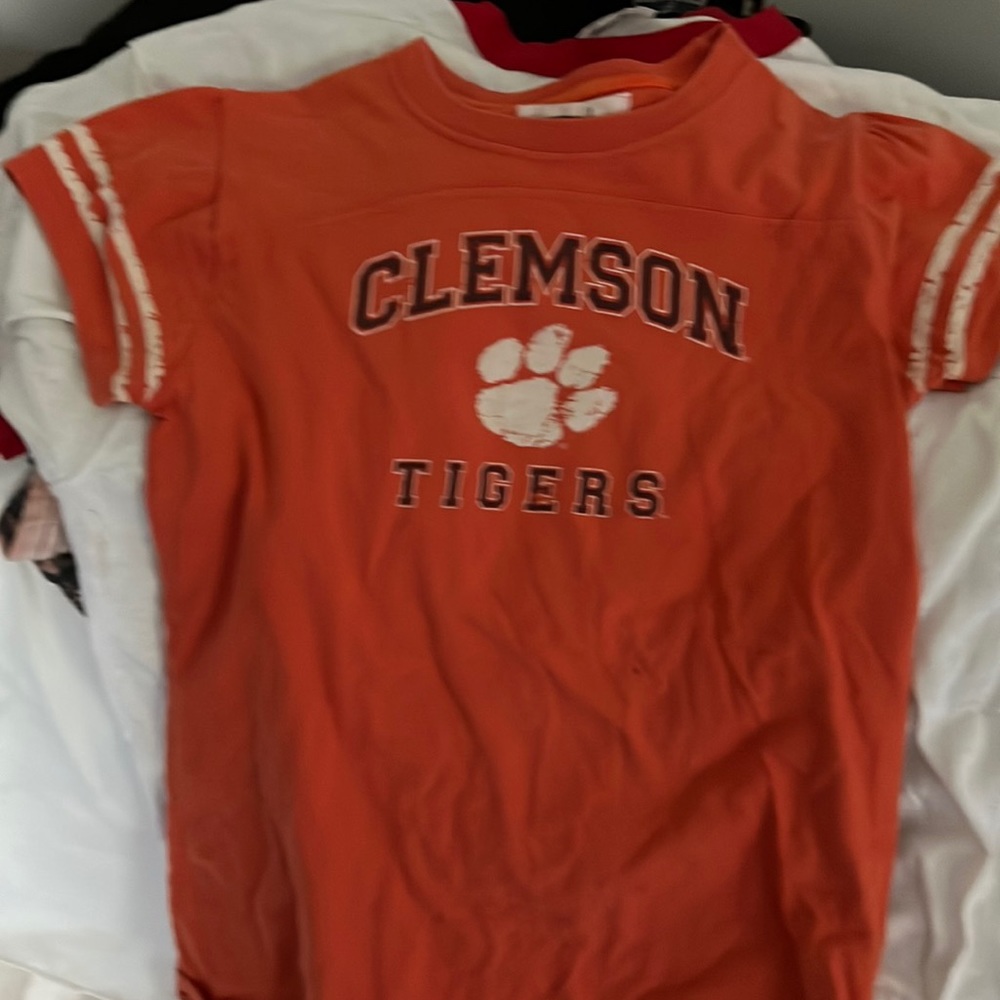 Garb XL short sleeve orange Clemson Tee